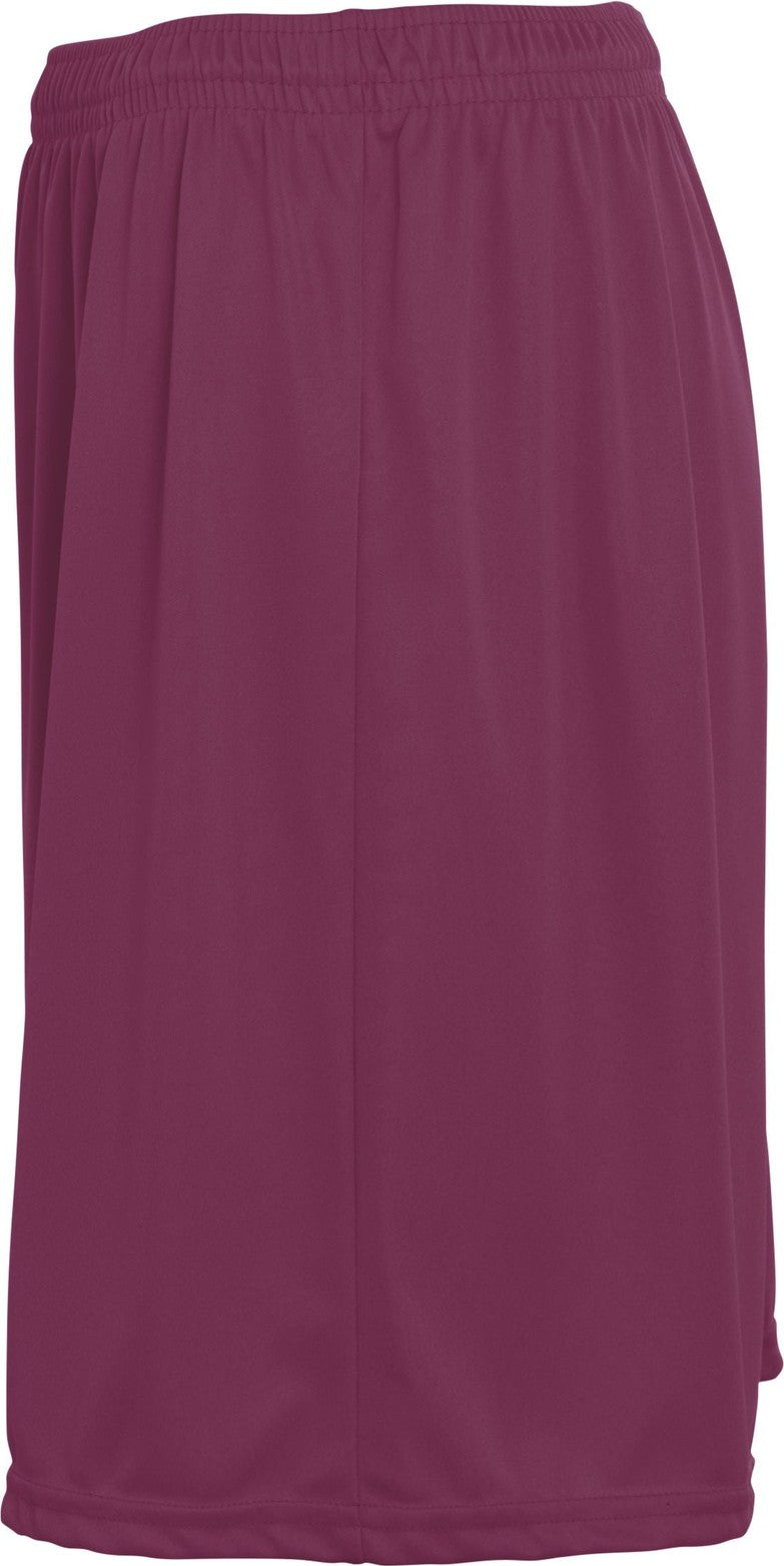 Left View of MAROON OCTANE SHORT