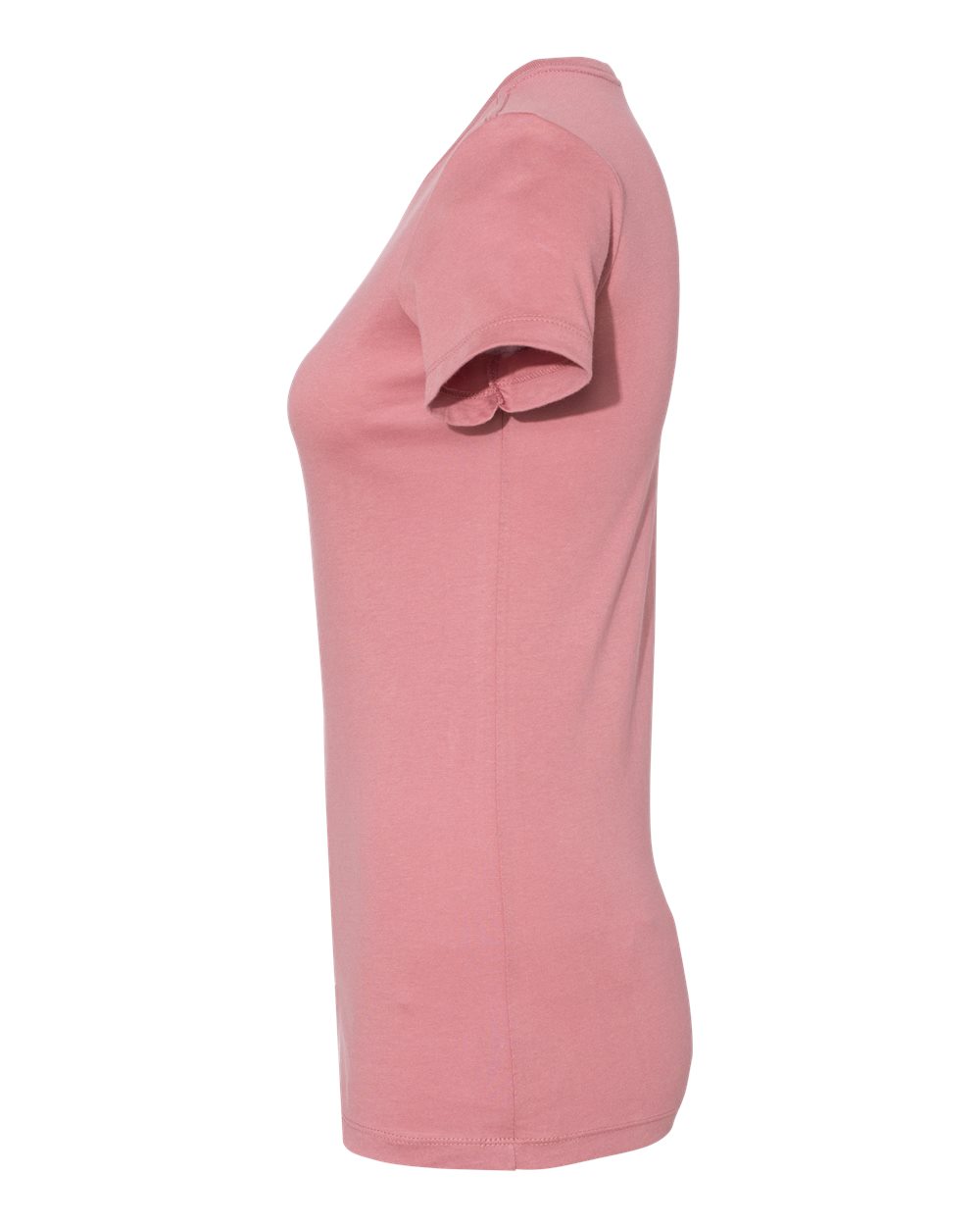 Left View of Mauve Women&#39;s Slim Fit Tee - 6004