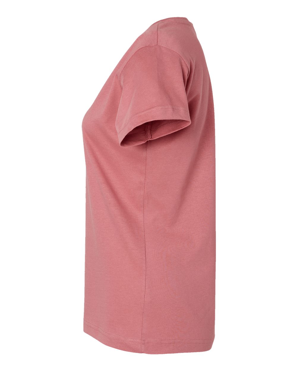 Left View of Mauvelous Women&#39;s Fine Jersey V-Neck Tee - 3507
