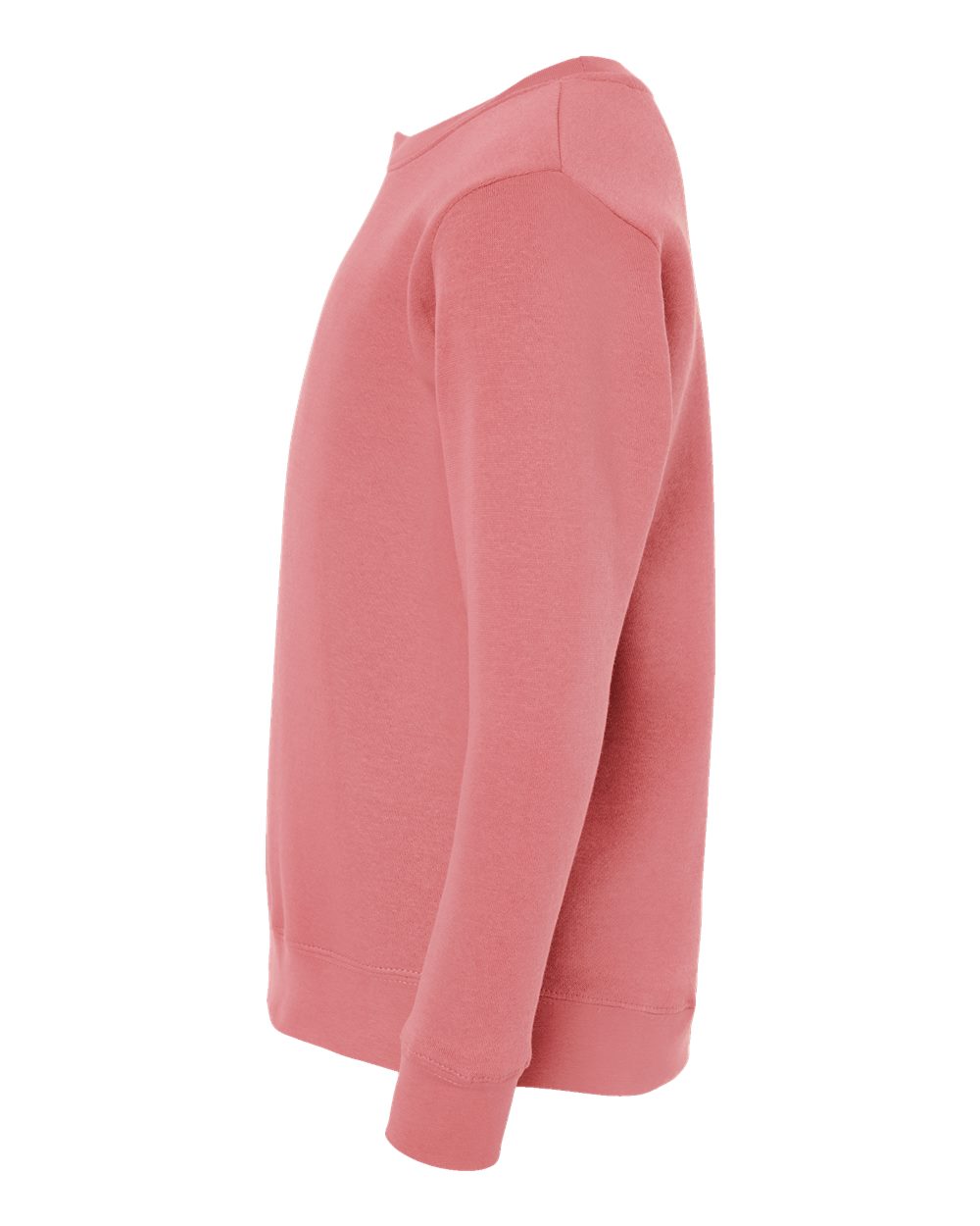 Left View of Mauvelous Youth Elevated Fleece Crewneck Sweatshirt - 2225