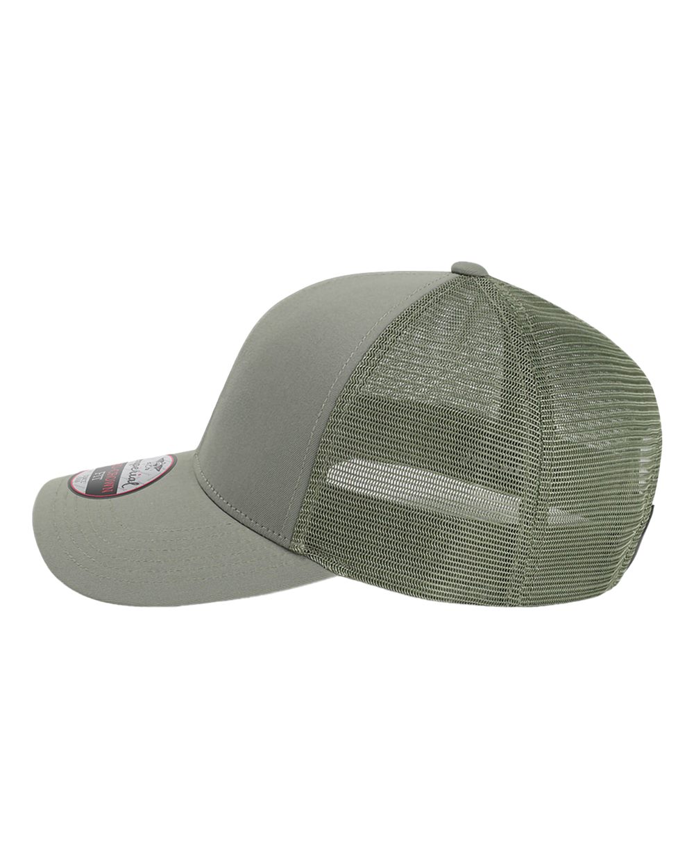 Left View of Meadow Green The Whitaker Mesh Cap - 1988M