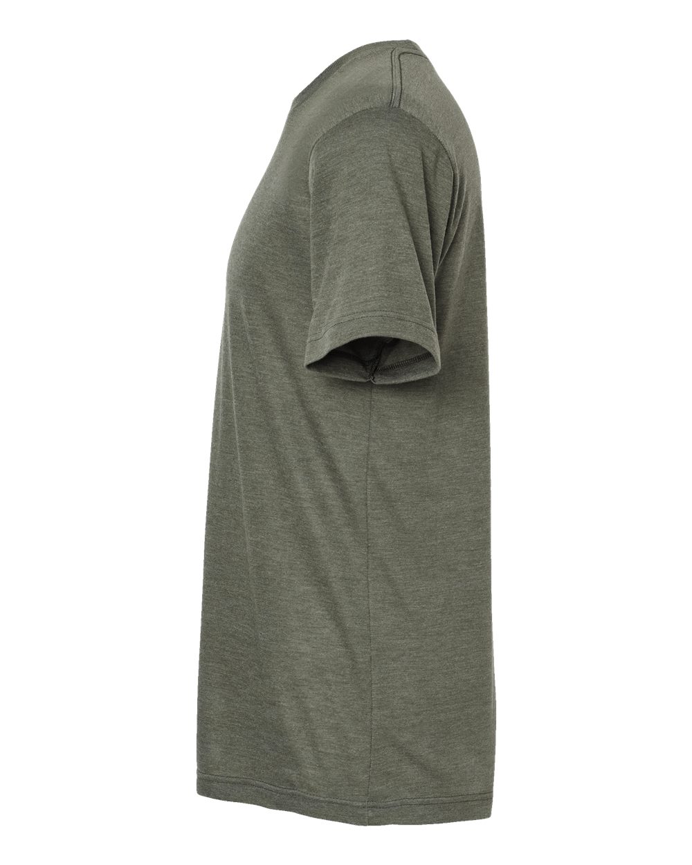 Left View of Military Tri Blend Tri-Blend T-Shirt - 254
