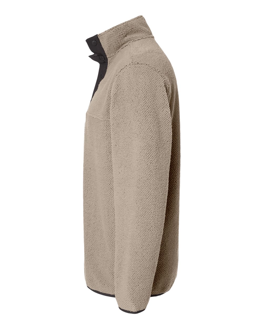 Left View of Moss Brooks Sherpa Mountain Fleece - 7355