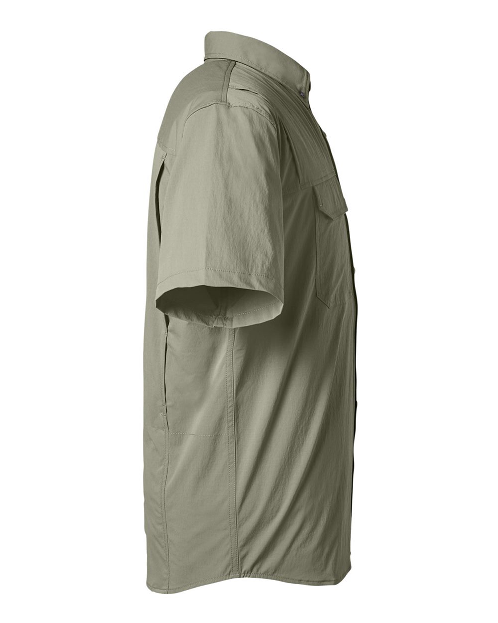 Rear View of Moss Creekbed Short Sleeve Shirt - H150183