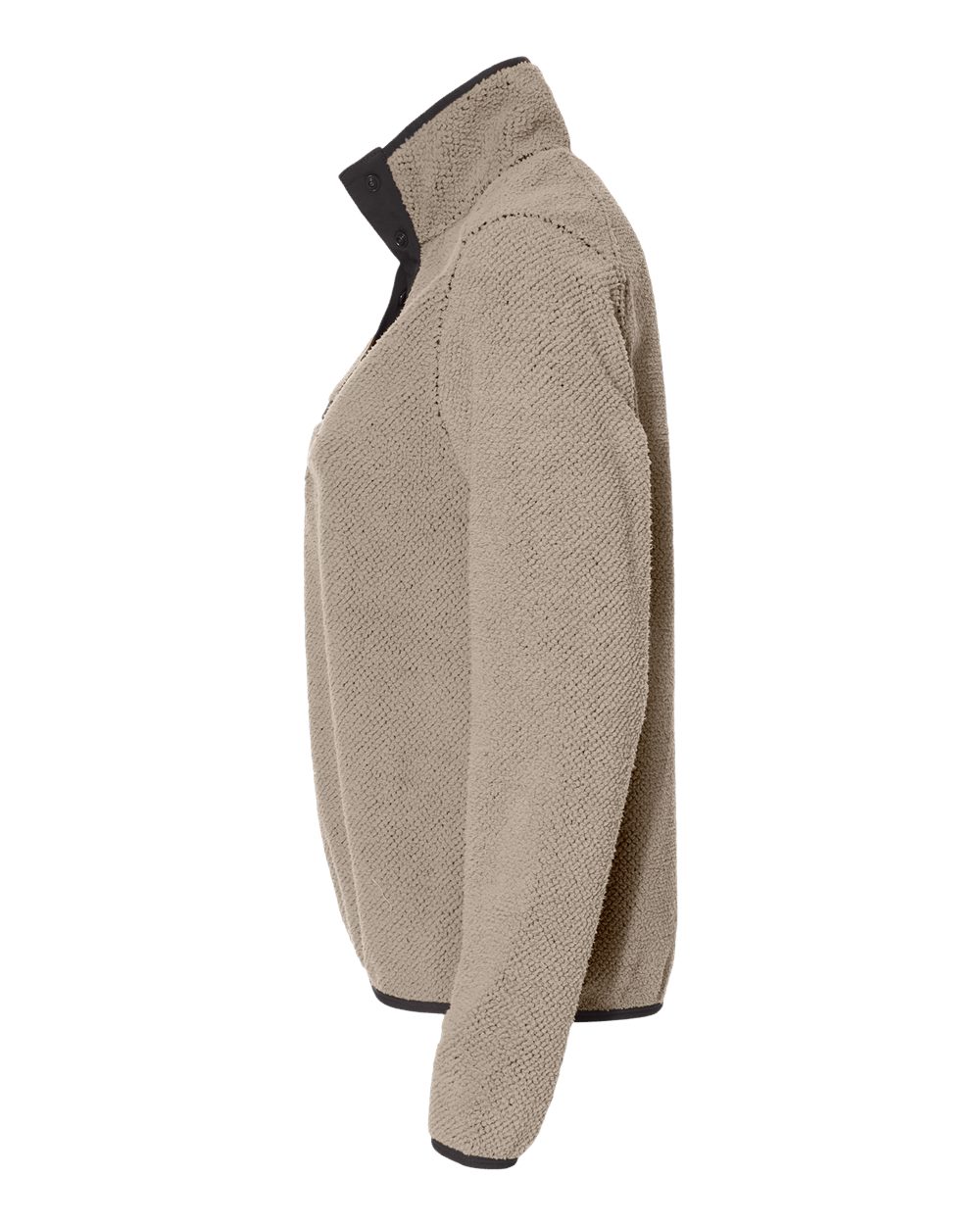 Left View of Moss Women&#39;s Cypress Sherpa Mountain Fleece - 9345