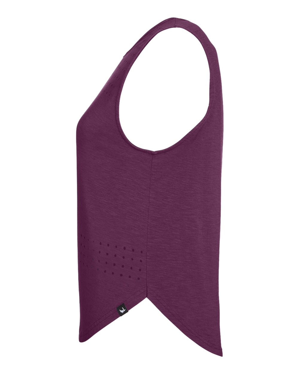 Rear View of Mulberry Women's Lumasof Mood Tank - PDP6254