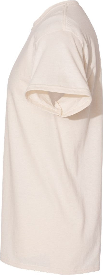 Left View of Natural Heavy Cotton™ T-Shirt - 5000