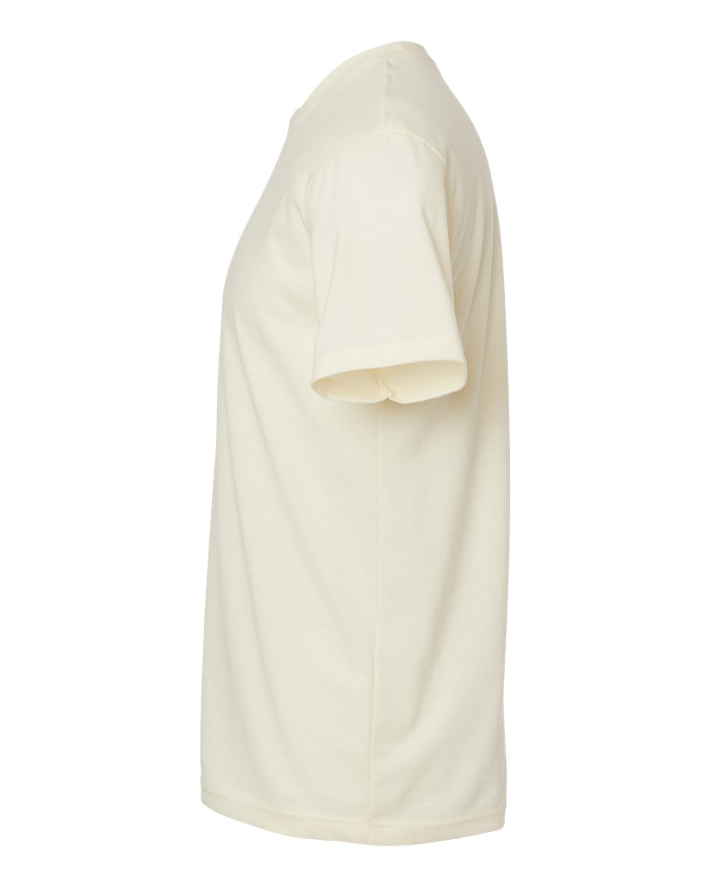 Left View of Natural Sueded T-Shirt - 6410