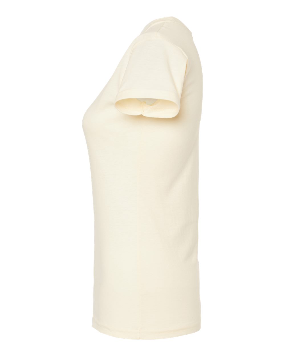 Left View of Natural Women&#39;s Fine Jersey Slim Fit T-Shirt - 213