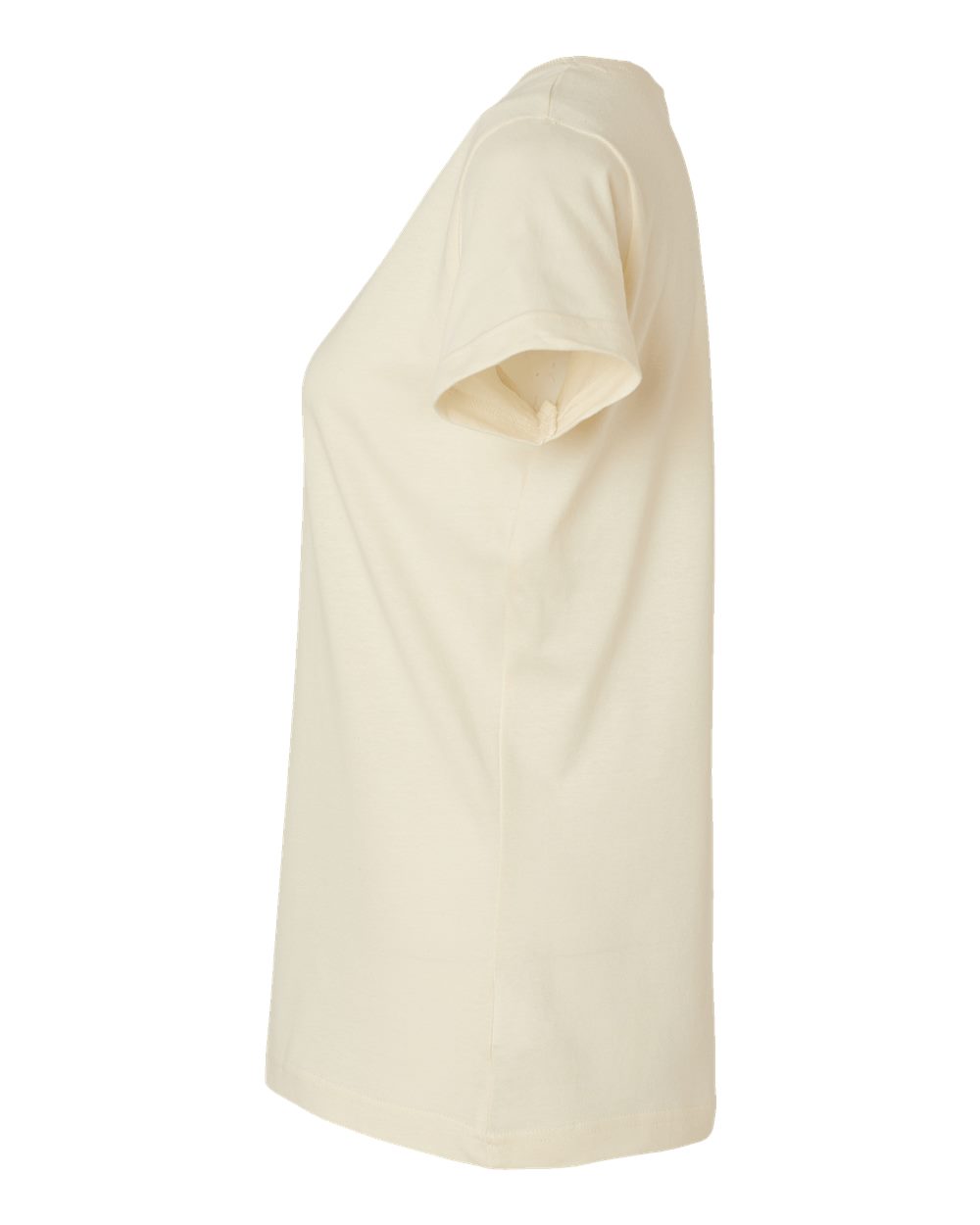 Left View of Natural Women&#39;s Fine Jersey Tee - 3516