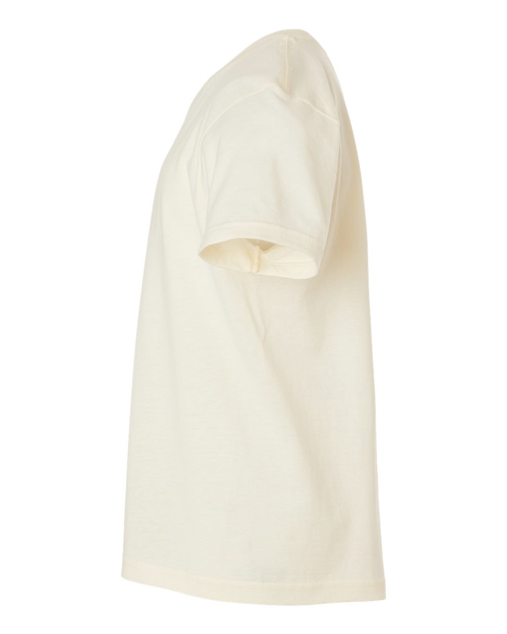 Left View of Natural Youth ACE Cotton T-Shirt - 4300Y