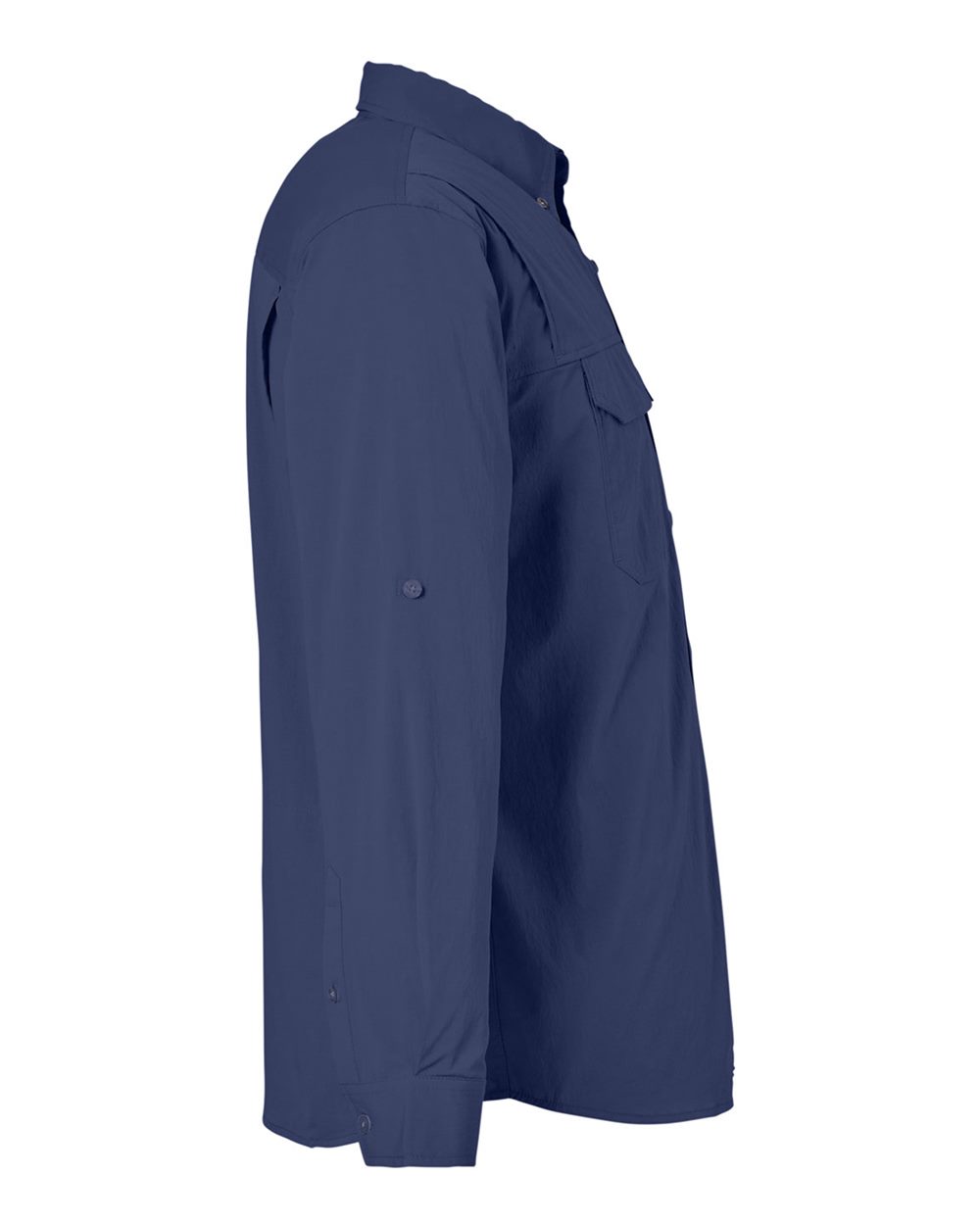 Rear View of Naval Academy Creekbed Long Sleeve Shirt - H150184