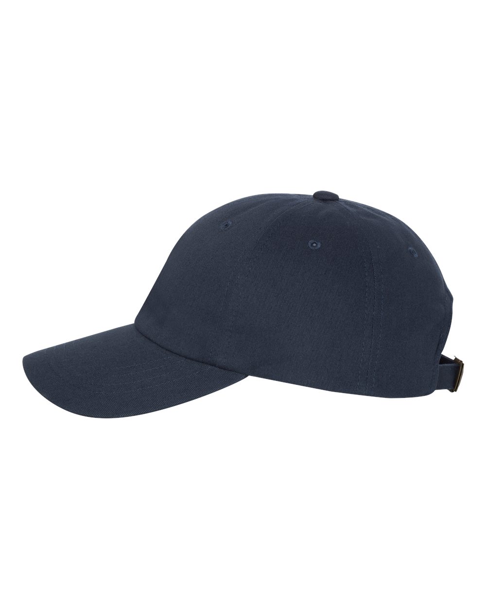 Left View of Navy Classic Dad Hat - 6245CM