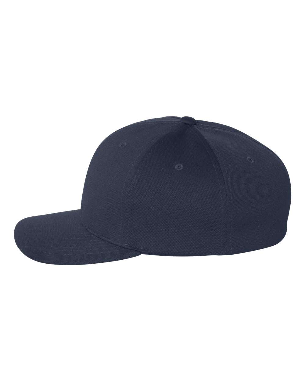 Left View of Navy Cool &amp; Dry Sport Cap - 6597