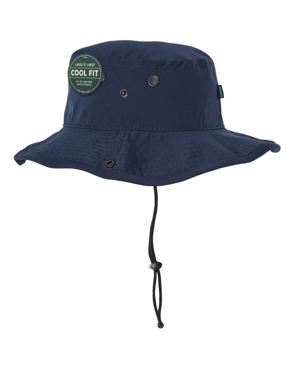 Left View of Navy Cool Fit Booney - CFB