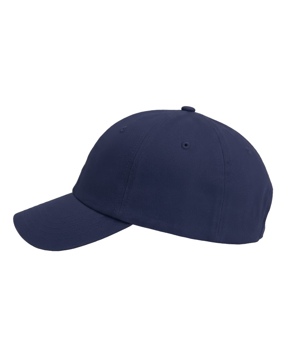 Left View of Navy Dad Hat - F6BCUTE plain