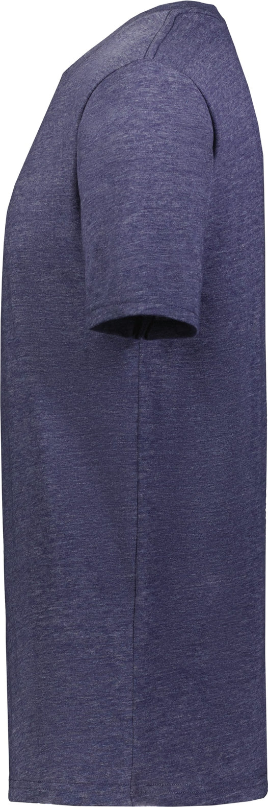 Left View of NAVY HEATHER ALL-DAY CORE BSC TRI-BLND TEE