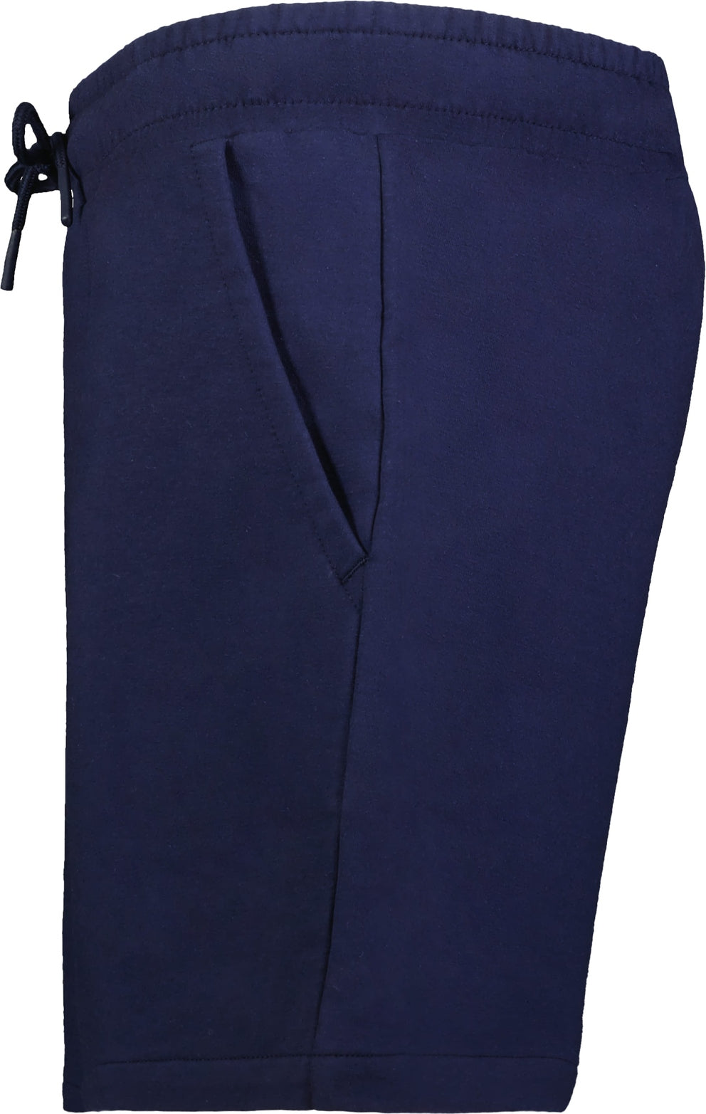 Left View of NAVY LDS HERITAGE PREP SHORTS