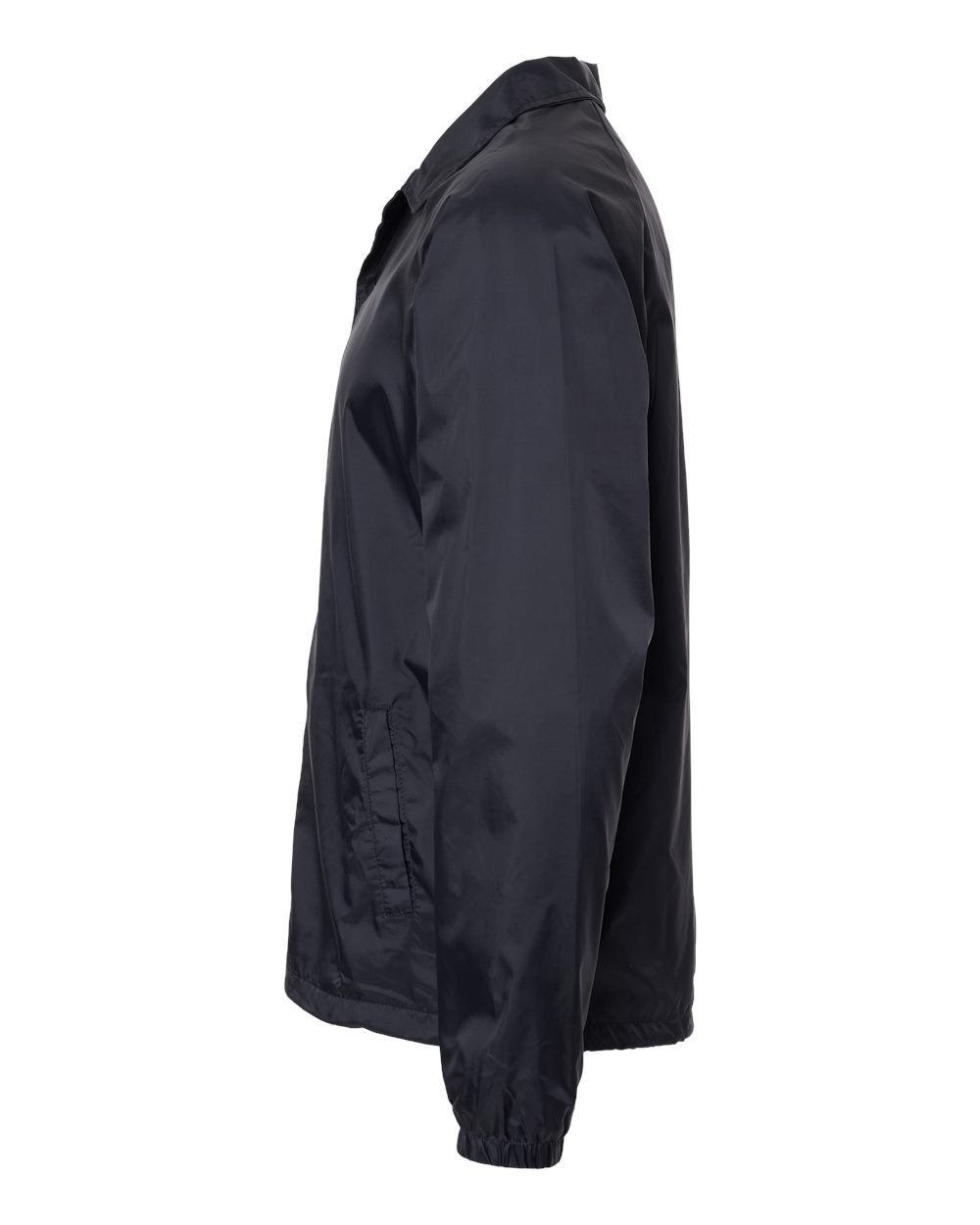 Left View of Navy Mentor Coach&#39;s Jacket - 9718