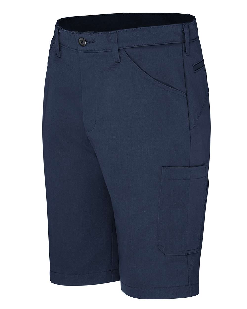 Left View of Navy Mimix® Pro Shorts - Extended Sizes - PX52EXT