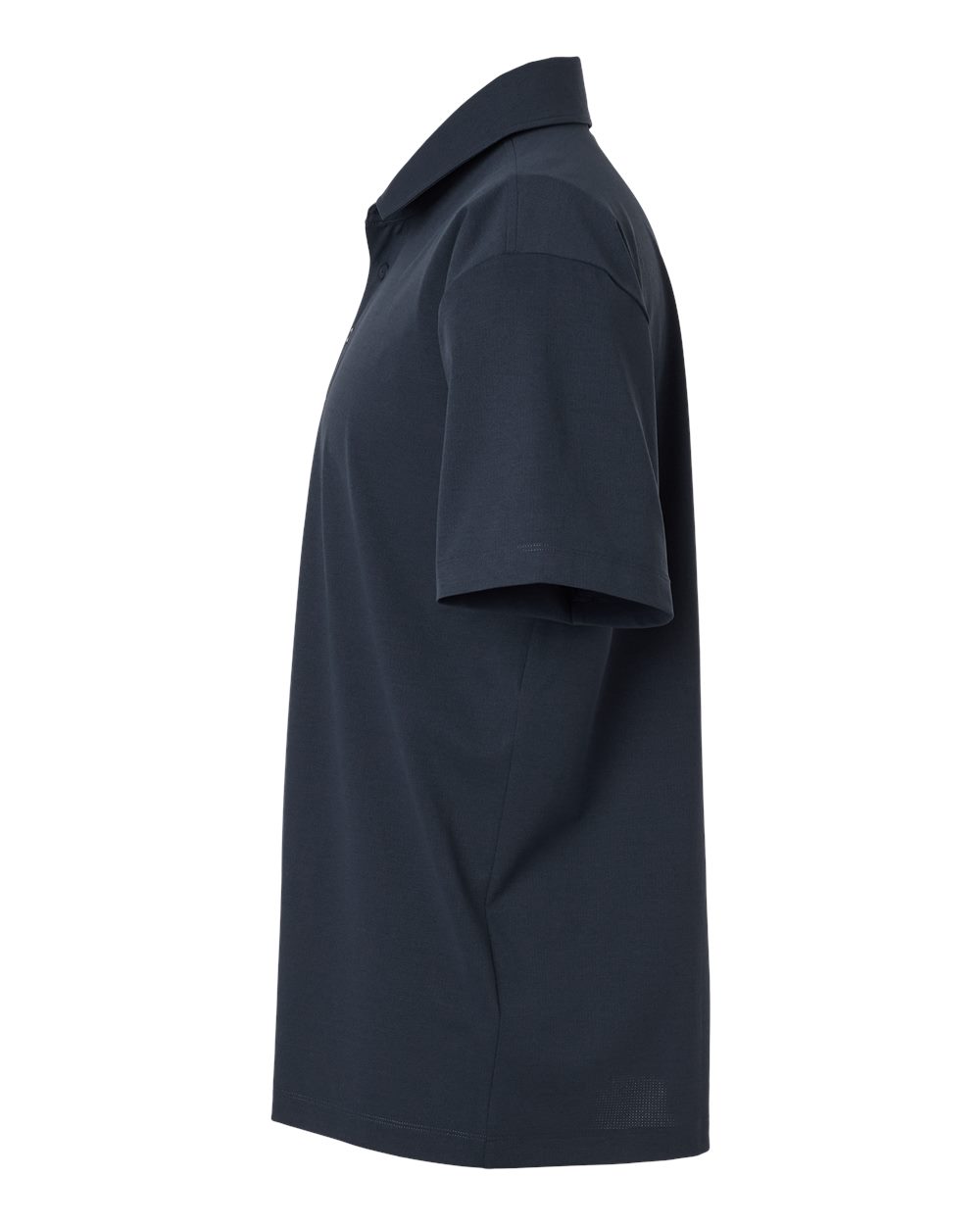 Left View of Navy Pro-Flex Sorona® Polo - 41SP0