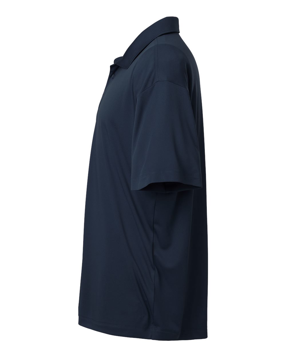 Left View of Navy Pro-Lock Performance Polo - 41800