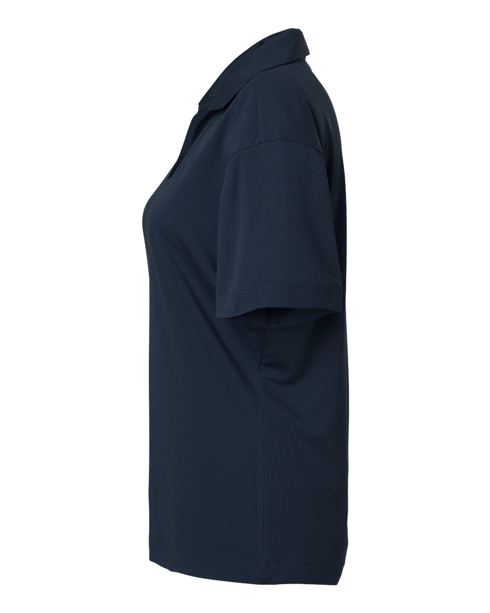 Left View of Navy Pro-Lock Women&#39;s Performance Polo - 41800L