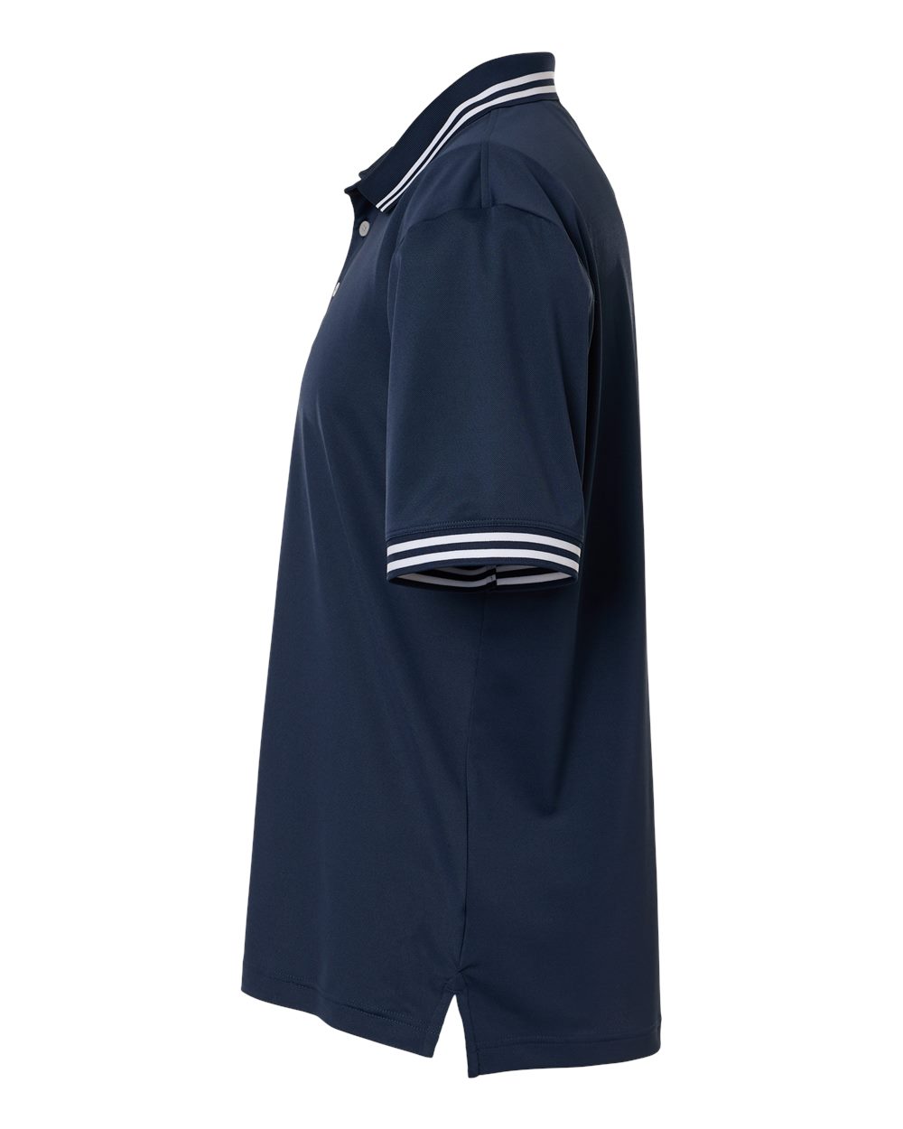 Left View of Navy Thatcher Polo - SW8700