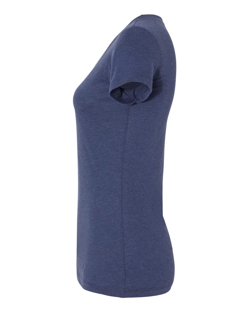 Left View of Navy Triblend Women&#39;s Triblend Tee - 8413