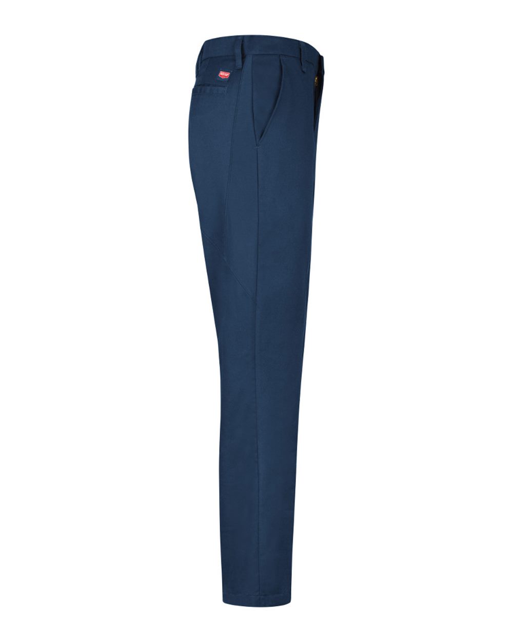 Left View of Navy - Unhemmed Mimix™ Utility Pants - PX60