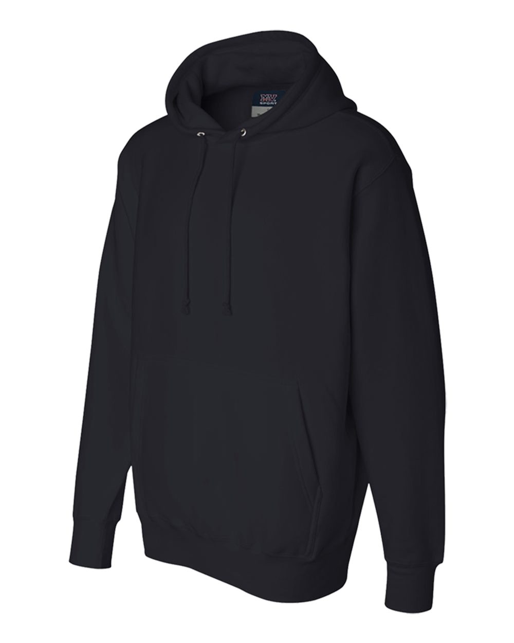 Left View of Navy Unisex Pro Weave® Hooded Sweatshirt - 488 plain
