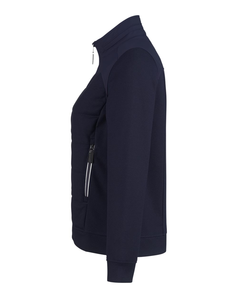 Left View of Navy Women&#39;s New Classics® Club Jacket - DG71W