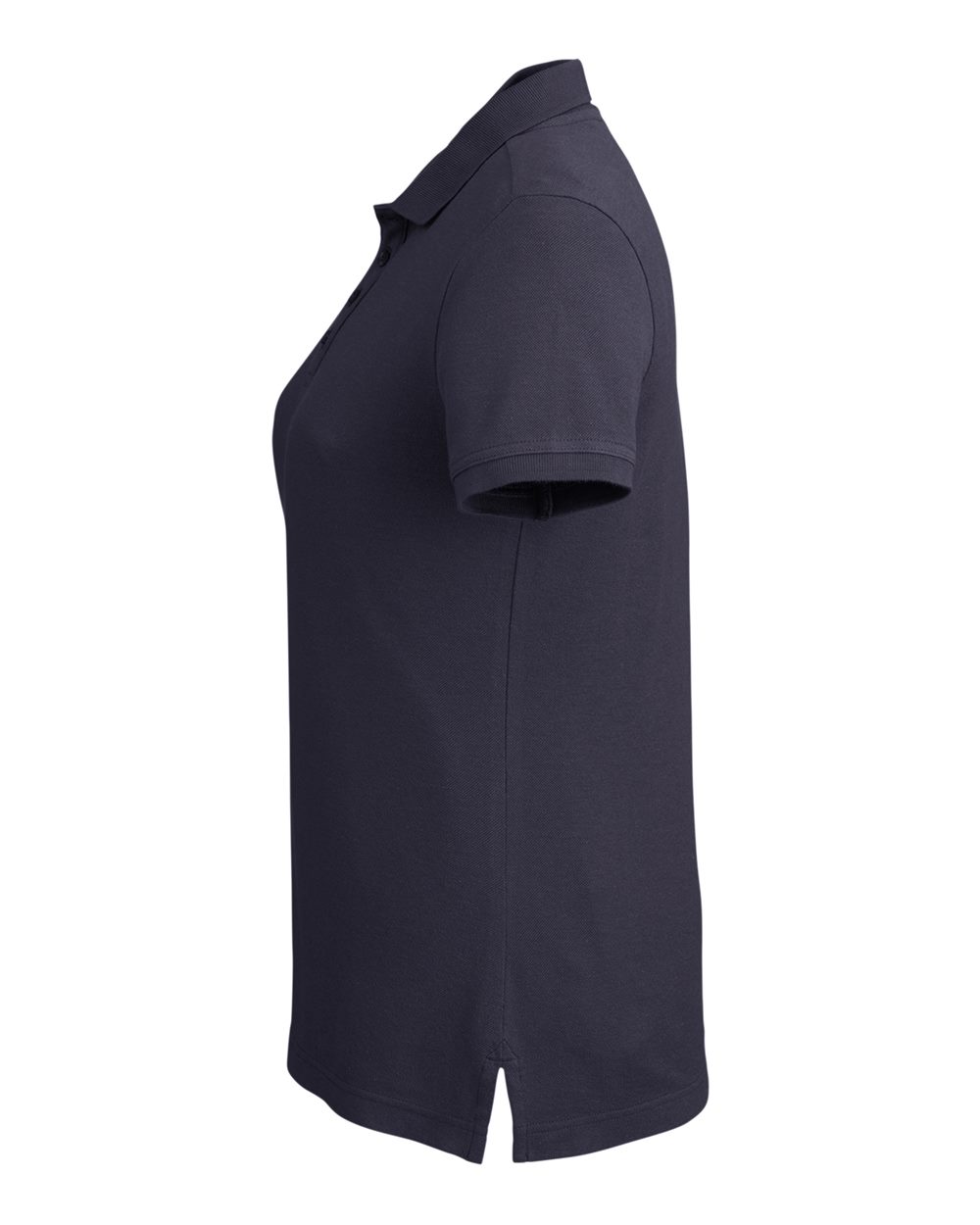 Left View of Navy Women&#39;s New Classics® Performance Polo - DG100W