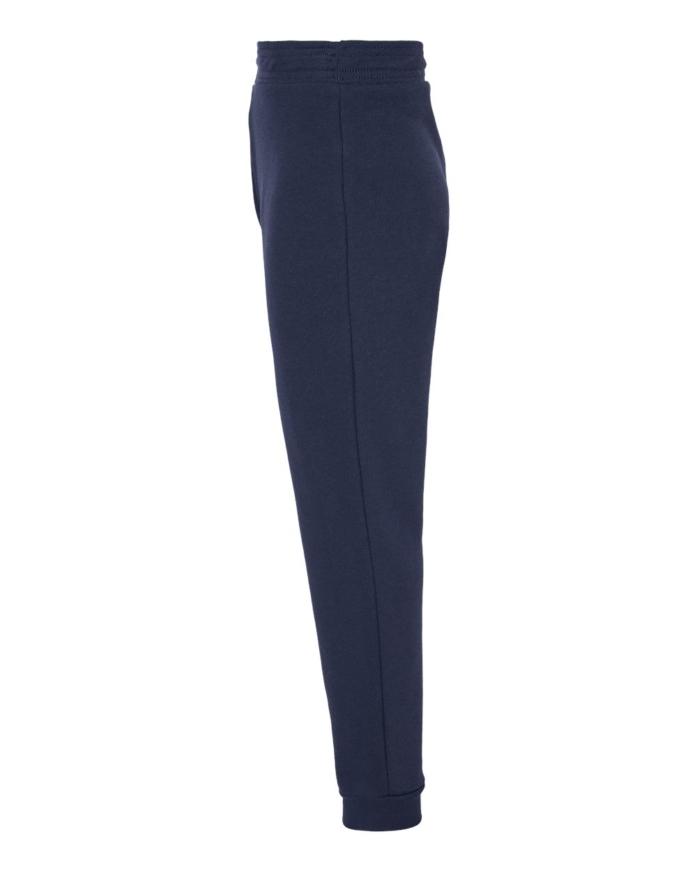 Left View of Navy Youth Jogger Sweatpants - 3727Y