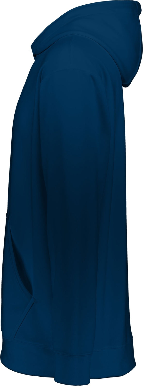 Left View of NAVY YTH WCKNG FLCE HOOD SWEATSHIRT