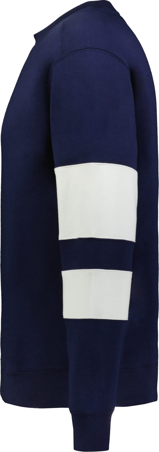 Left View of NAVY/WHITE JACKSON WAY CREW