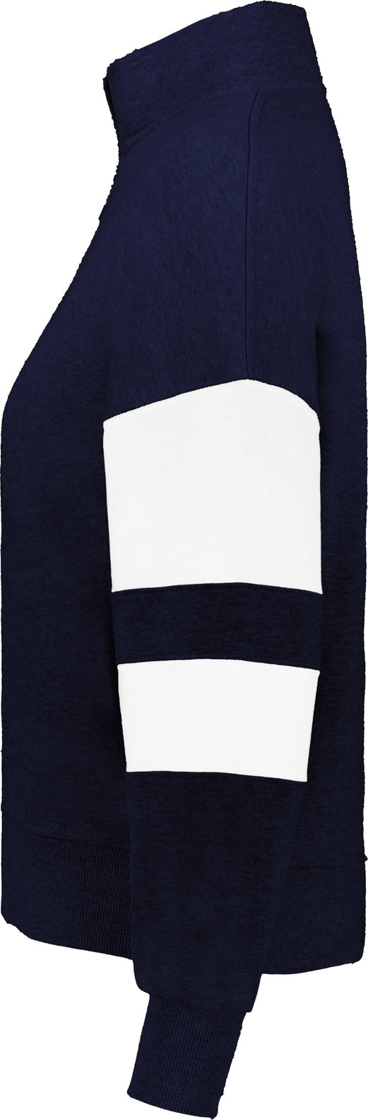 Left View of NAVY/WHITE JACKSON WAY LDS PULLOVER