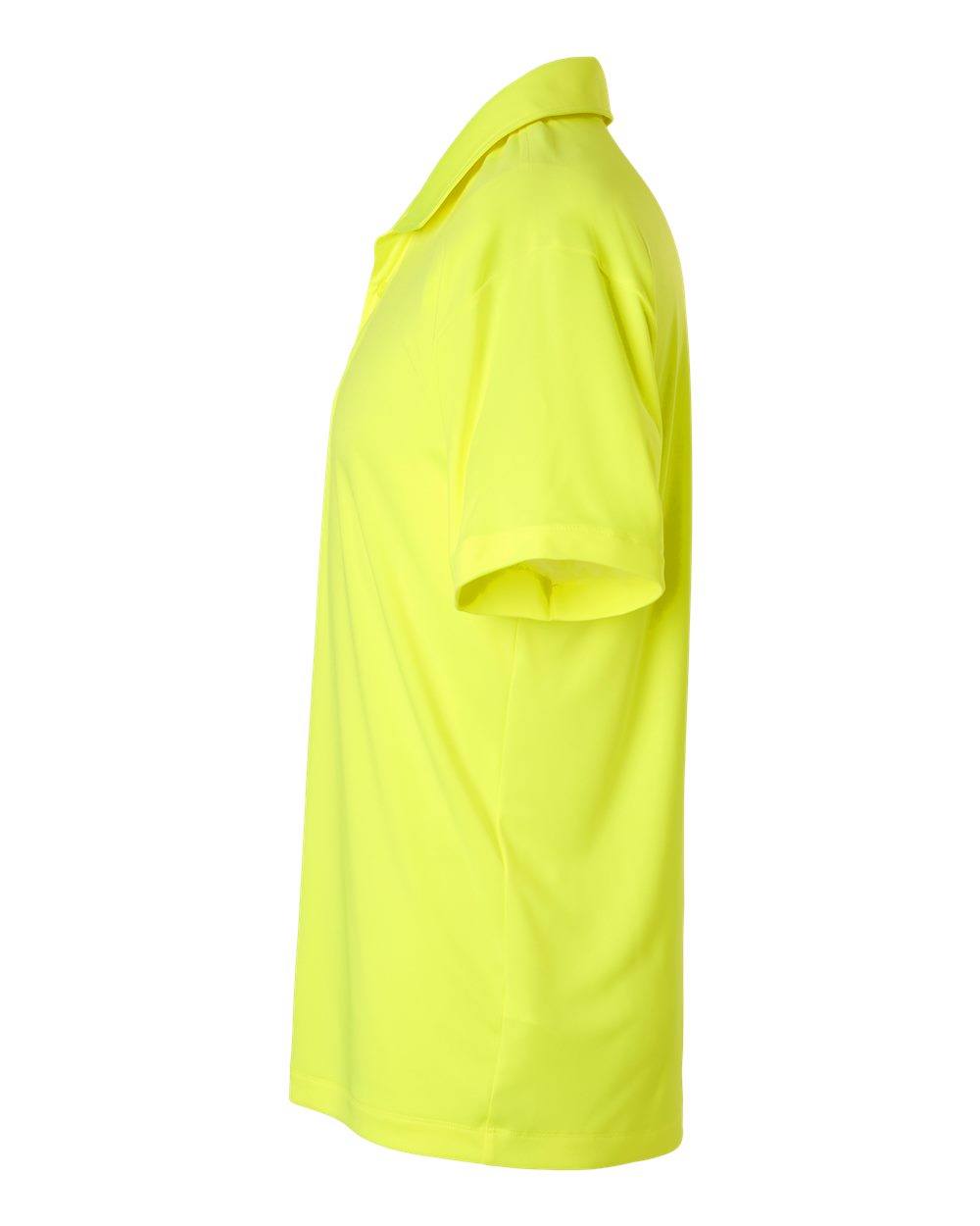 Left View of Neon Yellow Pro-Lock Performance Polo - 41800