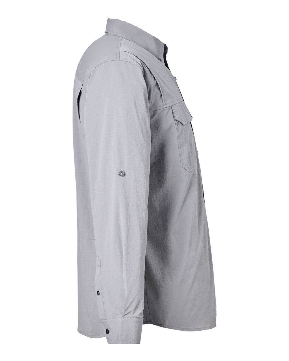 Rear View of Night Owl Creekbed Long Sleeve Shirt - H150184