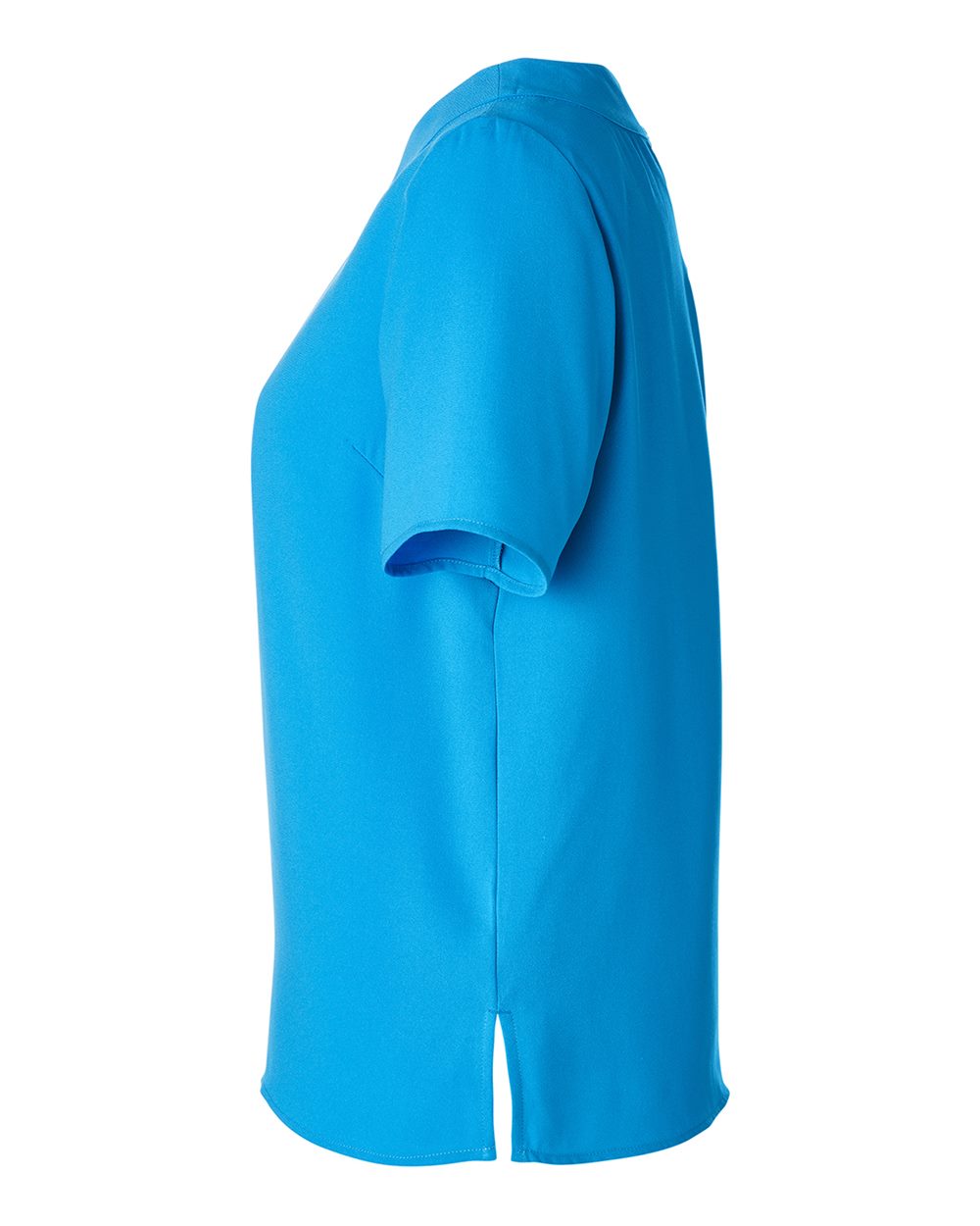 Left View of Ocean Blue Women&#39;s Perfect Fit™ Boat Neck Blouse - DP613W