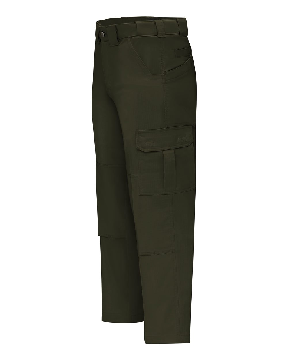 Left View of OD Green - 37 Unhemmed Tactical Pants - LP78