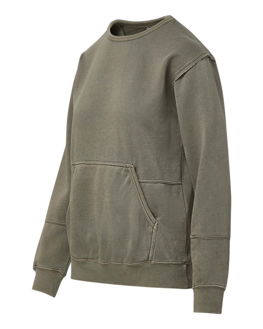 Left View of Olive Branch Women's Coastal Color™ Sweatshirt - W25167 plain