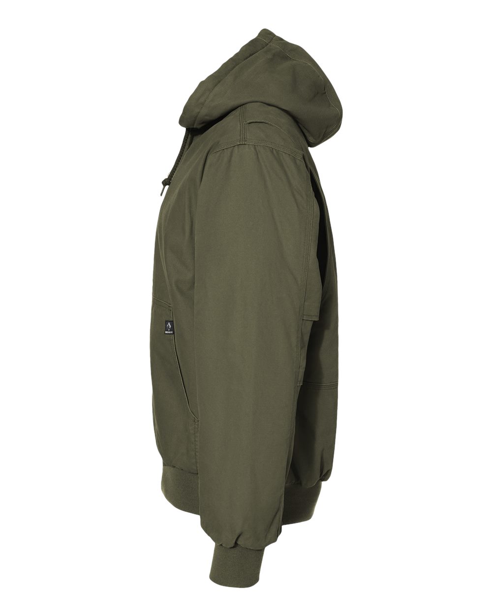 Left View of Olive Laramie Power Move Jacket - 5034T