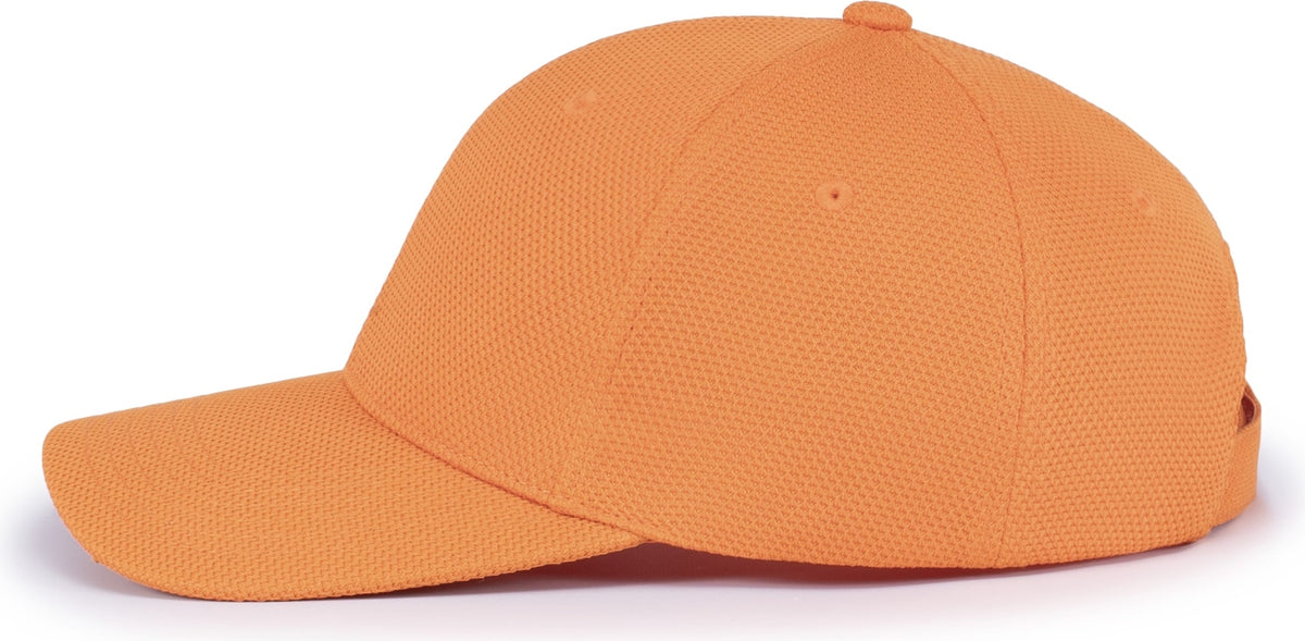 Left View of ORANGE ADJUSTABLE WICKING MESH CAP