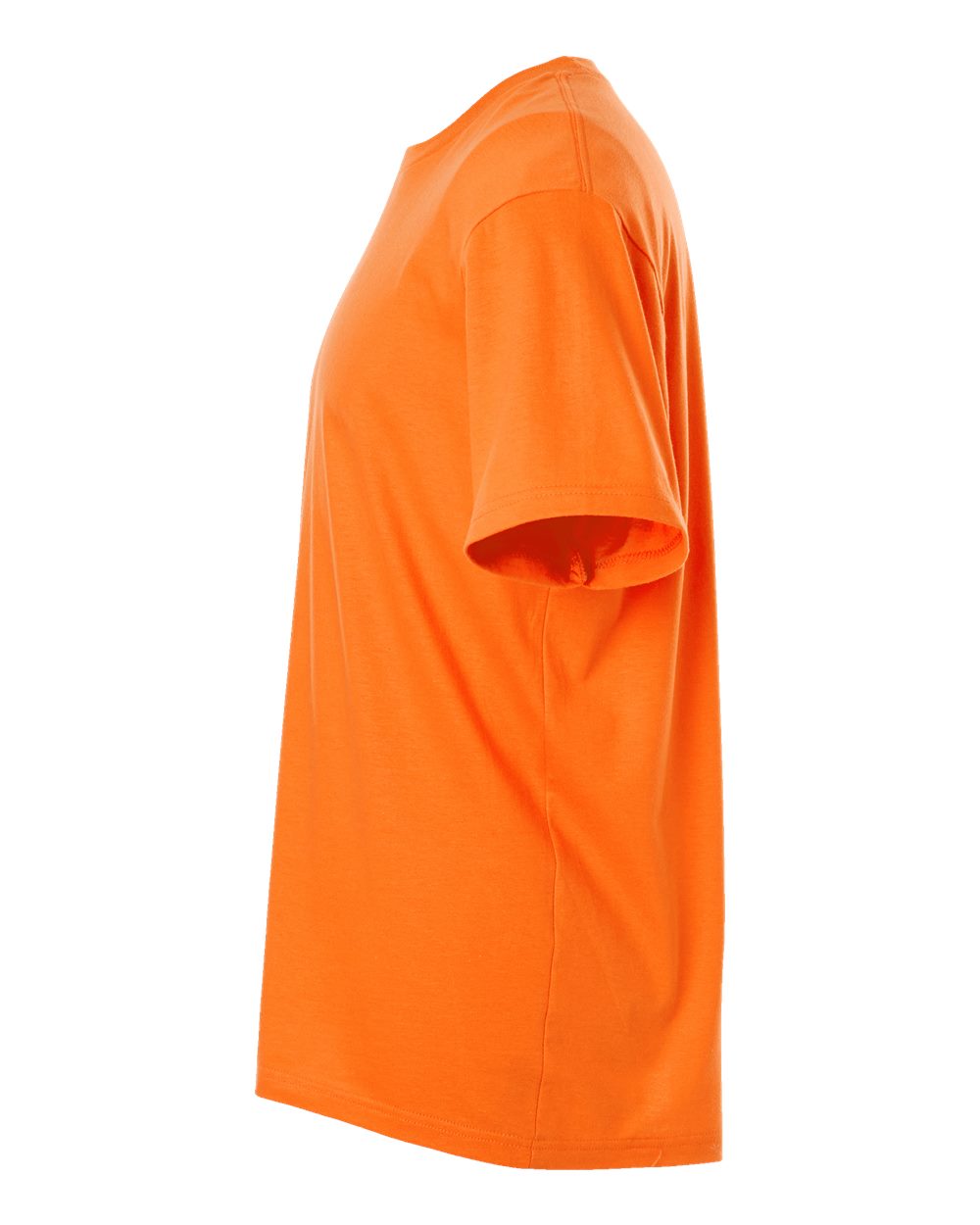 Left View of Orange Fine Jersey Tee - 2001