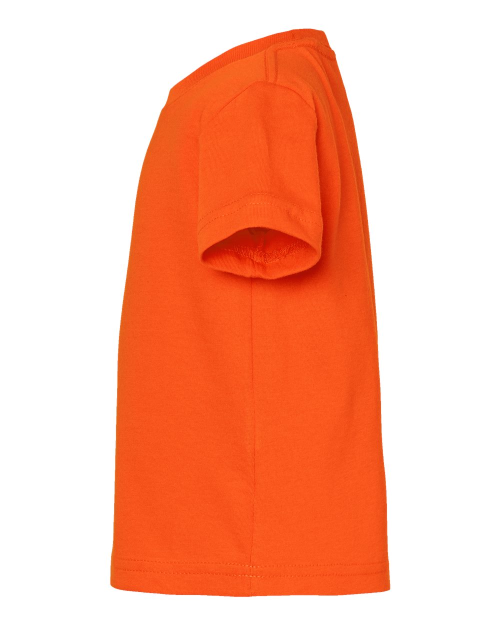 Left View of Orange Infant Fine Jersey Tee - 3322