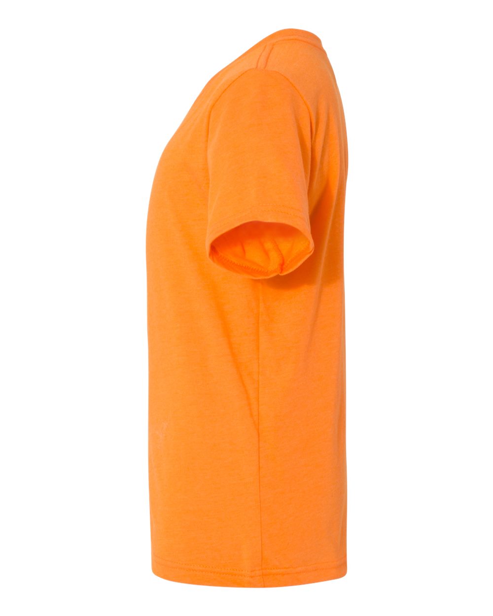 Left View of Orange Youth CVC T-Shirt - 3312