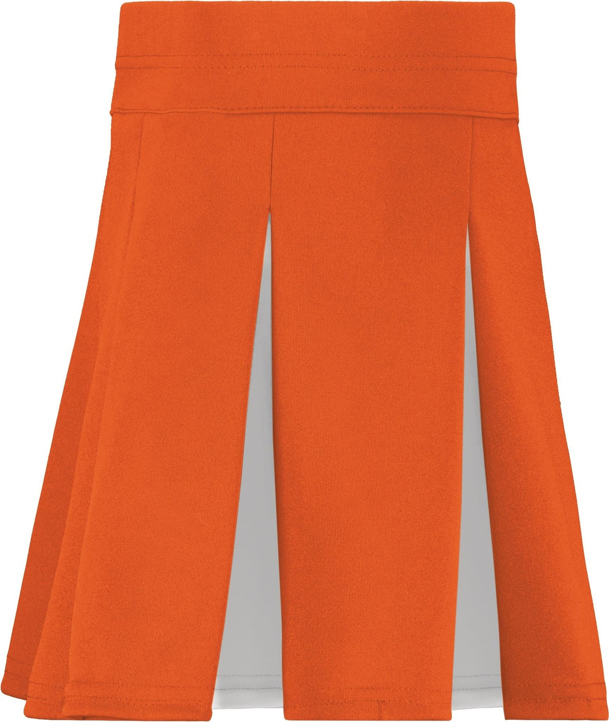 Left View of ORANGE/WHITE GIRLS LIBERTY SKIRT