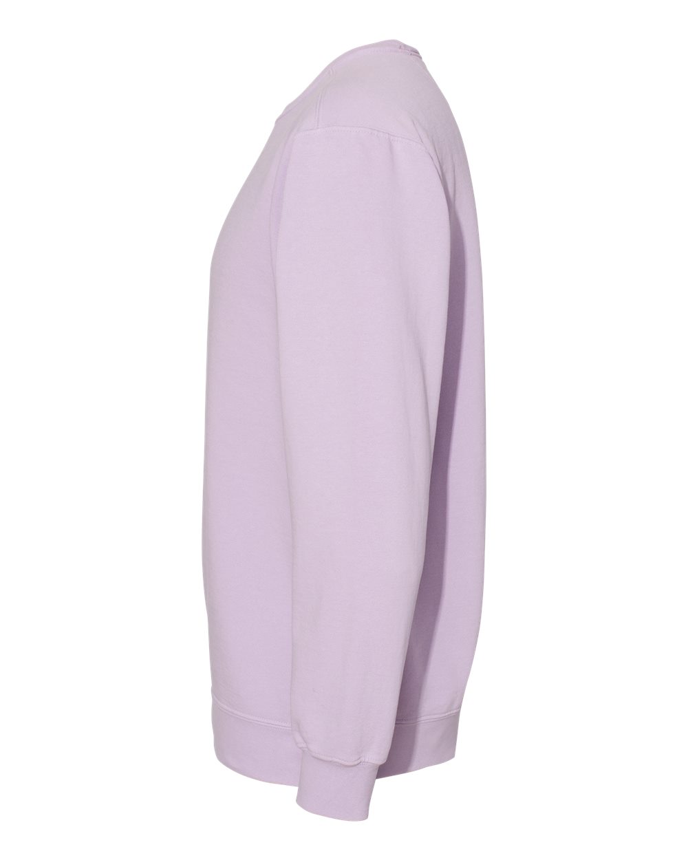 Left View of Orchid Garment-Dyed Sweatshirt - 1566