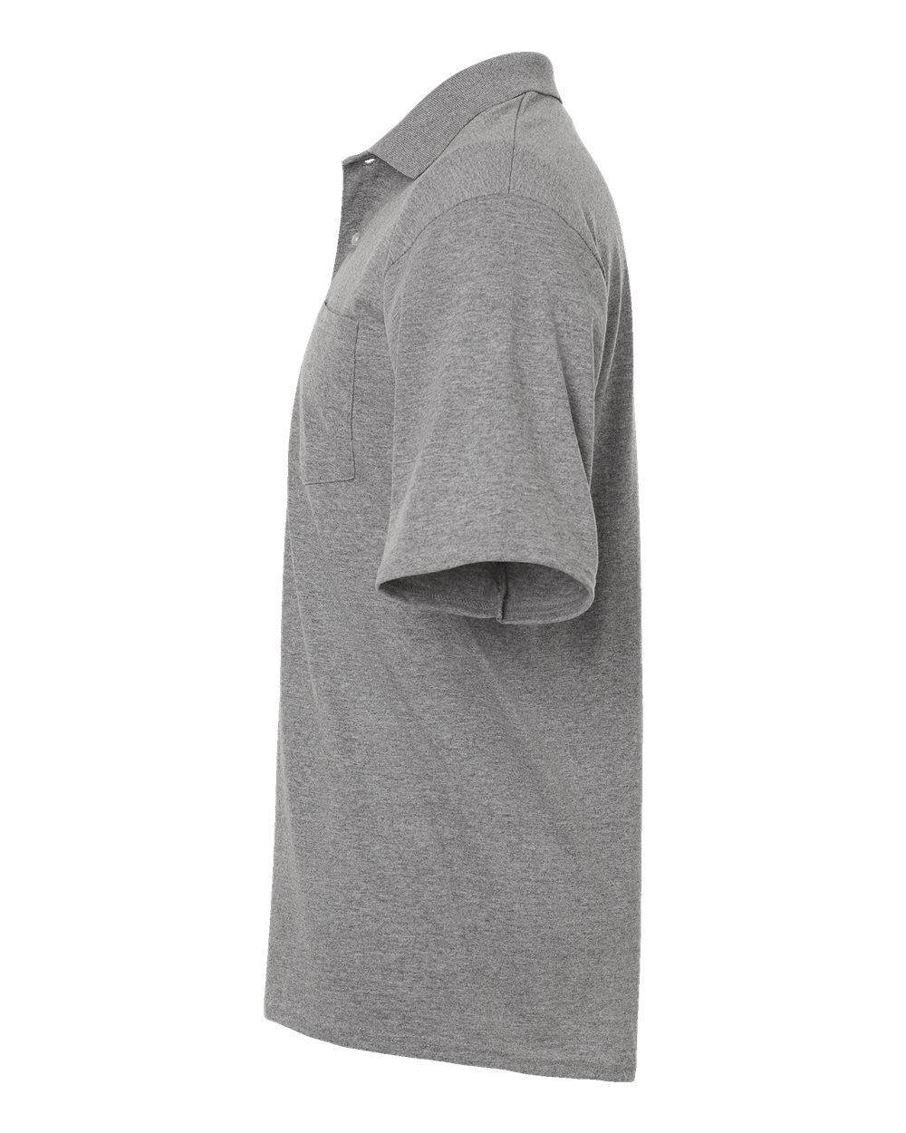 Left View of Oxford Dri-Power® Polo with Pocket - 436MP